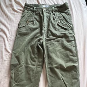 Free People Laredo Barrel Balloon Pleated Pants